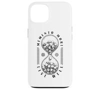 Memento Mori Live Well Sablier Stoïcisme Stoïcisme Crâne Coque pour iPhone 13