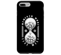 Memento Mori Live Well Sablier Stoïcisme Stoïcisme Crâne Coque pour iPhone 7 Plus/8 Plus