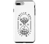 Memento Mori Live Well Sablier Stoïcisme Stoïcisme Crâne Coque pour iPhone 7 Plus/8 Plus