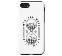 Memento Mori Live Well Sablier Stoïcisme Stoïcisme Crâne Coque pour iPhone SE (2020) / 7/8