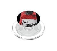 Memento Mori Memento Corbeau Crâne Vivant PopSockets PopGrip pour MagSafe