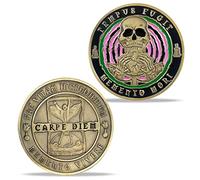 Memento Mori Pièce de monnaie en forme de tête de mort Recherche Crâne AA - Confirmation NA AA Chips et médailles - Célébrez la vie dans la pureté Narcotiques Alcotiques Cadeaux anonymes pour hommes