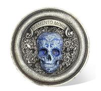 Memento Mori Pièce de monnaie en forme de tête de mort Recherche Crâne AA - Confirmation NA AA Chips et médailles - Célébrez la vie dans la pureté Narcotiques Alcotiques Cadeaux anonymes pour hommes