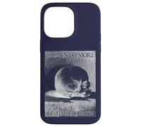 Memento Mori Remember Death Skull Vue latérale Coque pour iPhone 14 Pro Max