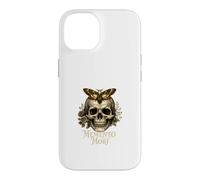 Memento Mori Skull Latin Stoïcien Dark Academia Art Coque pour iPhone 14