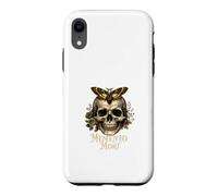 Memento Mori Skull Latin Stoïcien Dark Academia Art Coque pour iPhone XR