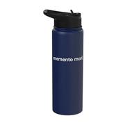 memento mori | Souvenez-vous de votre mortalité | Dark Reminder Stainless Steel Insulated Water Bottle
