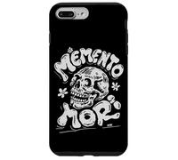 Memento Mori Stoic Philosophie Crâne Rétro Groovy Art Coque pour iPhone 7 Plus/8 Plus