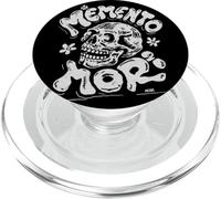 Memento Mori Stoic Philosophie Crâne Rétro Groovy Art PopSockets PopGrip pour MagSafe