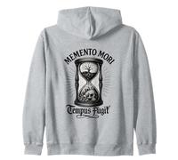 Memento Mori Tempus Fugit Citation stoïque Latine Sweat à Capuche