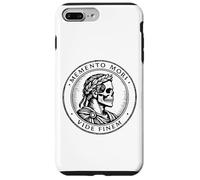 Memento Mori Vide Finem Tête de Mort stoïque Art Romain Coque pour iPhone 7 Plus/8 Plus