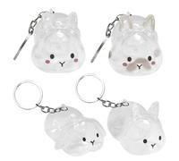 Mémento Poils Animaux Conteneur Vitrine Transparent en Forme De Lapin