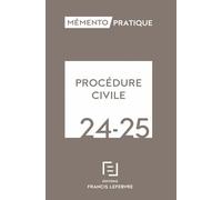 Collectif – Mémento Procédure civile – Édition 2024-2025 – Relié