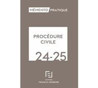 Collectif – Mémento Procédure civile – Édition 2024-2025 – Relié