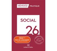 Mémento Social 2026 - Rédaction Francis Lefebvre - Lefebvre Francis - broché - Etude