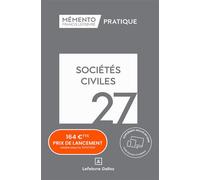 Mémento Sociétés civiles 2027 - Rédaction Francis Lefebvre - Lefebvre Francis - broché - Manuel
