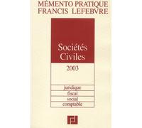 Mémento Sociétés civiles, édition 2003