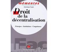 mémentos - droit de la décentralisation