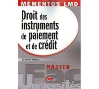 Droit Des Instruments De Paiement Et De Crédit