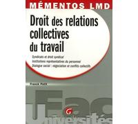 mémentos lmd - droit des relations collectives du travail