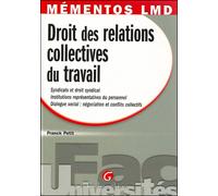 Mémentos lmd - droit des relations collectives du travail