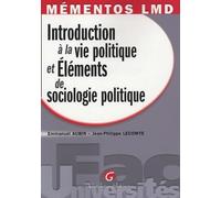 mémentos lmd - introduction à la vie politique et éléments de sociologie politiq