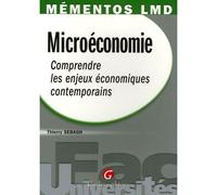 Mémentos lmd - microéconomie - Sebagh t. - Gualino Eds - broché - Etude