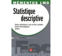 Mémentos lmd - statistique descriptive - Fabrice Mazerolle - Gualino Eds - broché - Etude