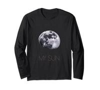 Mèmes matinaux drôles de la lune, c'est mon soleil, je déteste le matin Manche Longue