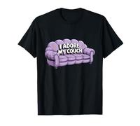 Mèmes Paresseux drôles J'adore Mon canapé Citations drôles et paresseuses T-Shirt