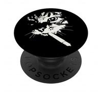 Mèmes pour Chats Fumeurs, Chaton de Rue Gangster PopSockets PopGrip Adhésif