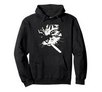 Mèmes pour Chats Fumeurs, Chaton de Rue Gangster Sweat à Capuche