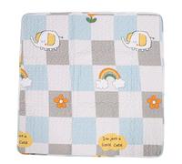 MEMEWOCA Tapis pour Animaux de Compagnie en Coton Absorbant, Tapis pour Pipi de Chien et Tapis de Sol pour Chat, Tapis Pliable et Portable pour l’Alimentation et Le Sommeil Toute l’année, (70 * 70cm)