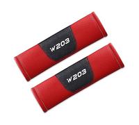 MEMMDLIJ 2 pièces Voiture Protège Ceintures de Sécurité Coussin pour Benz W203 Adultes et Enfants Accessoires intérieurs Automobiles,White