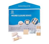 MEMNUN wound care kit, 1 waterproof dressing, 2 sterile cotton pads, 2 wound staplers