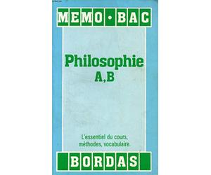 MEMO/14 PHILOSOPHIE AB (Ancienne Edition)