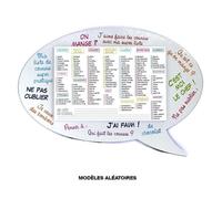 Memo Aimanté - CMP - Liste de Course Magnétique - 52 Feuillets Détachables - 35x25 cm - Design Contemporain