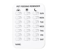 Mémo Alimentation Chat Autocollant Aimant Rappel Routine Nourrissage As-tu