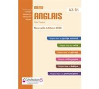 Mémo anglais A2-B1 (collège) - édition 2020