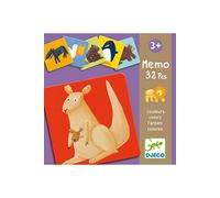 Djeco Mémo Animaux Couleurs Multicolore