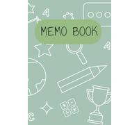 Memo Book: Travel size Memo Book, 365 white lined pages for on the move