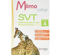 Mémo Collège SVT Cycle 4