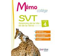 Mémo Collège SVT Cycle 4 2022 livret - Yves Jusserand - Bordas - broché - Scolaire / Universitaire
