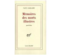 Mémo Des Morts Illustres