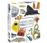 Nathan Jeu éducatif Mémo des poissons – 3 niveaux, livret documentaire, 60 cartes – Dès 4 ans
