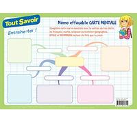 Hatier – Mémo effaçable Carte mentale CM1-CM2