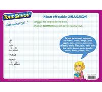 Collectif – Mémo effaçable Conjugaison cycle 3 – CM1–CM2 – Broché