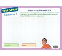 Mémo effaçable Géométrie - Collectif - Hatier - broché - Scolaire / Universitaire