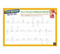 Mémo effaçable Lettres cursives Collectif (Auteur)