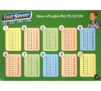 Memo Effaçable Multiplication Ce1-Ce2-Cm1-Cm2